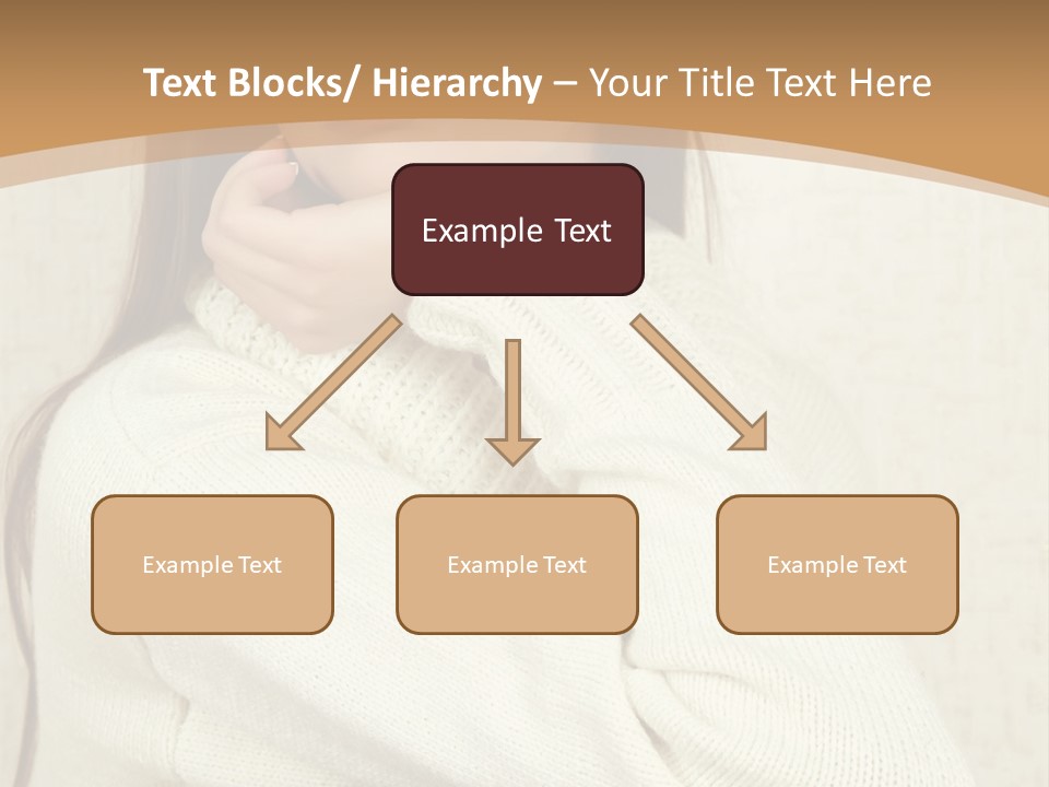 Pensive Feeling Sadness PowerPoint Template