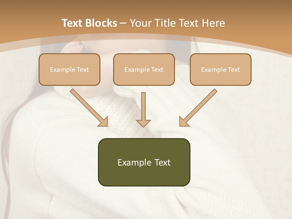 Pensive Feeling Sadness PowerPoint Template