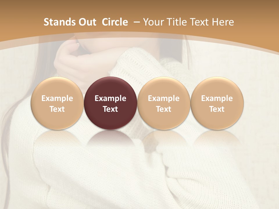 Pensive Feeling Sadness PowerPoint Template