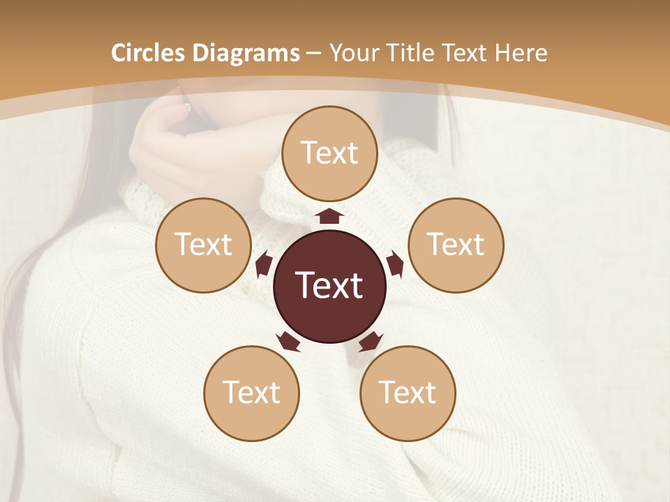 Pensive Feeling Sadness PowerPoint Template