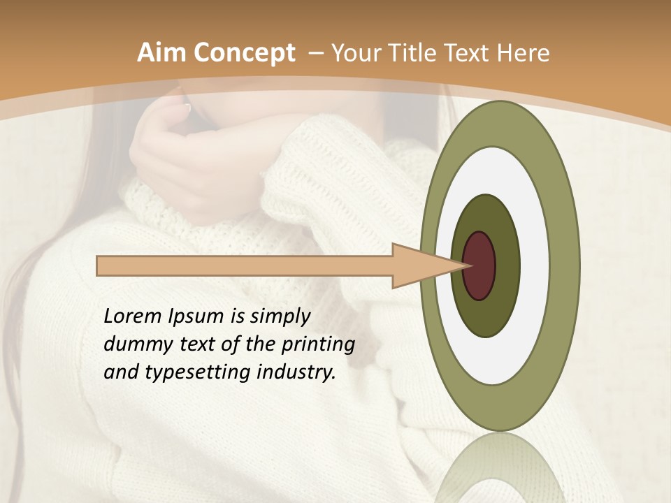 Pensive Feeling Sadness PowerPoint Template