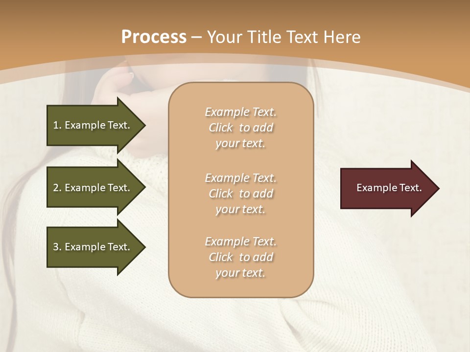 Pensive Feeling Sadness PowerPoint Template