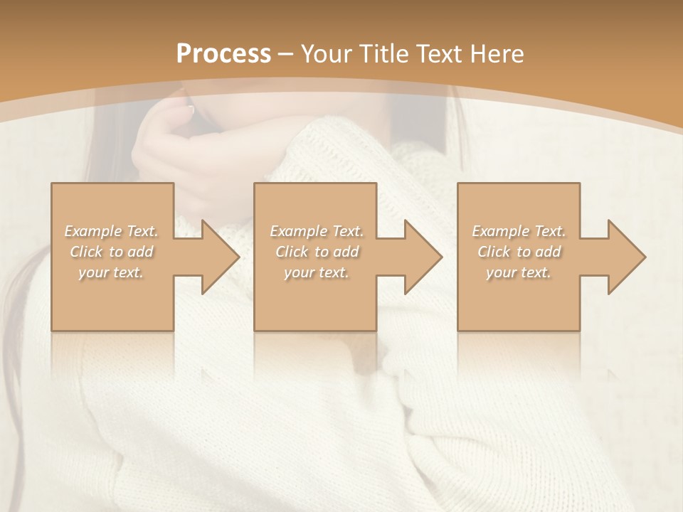 Pensive Feeling Sadness PowerPoint Template
