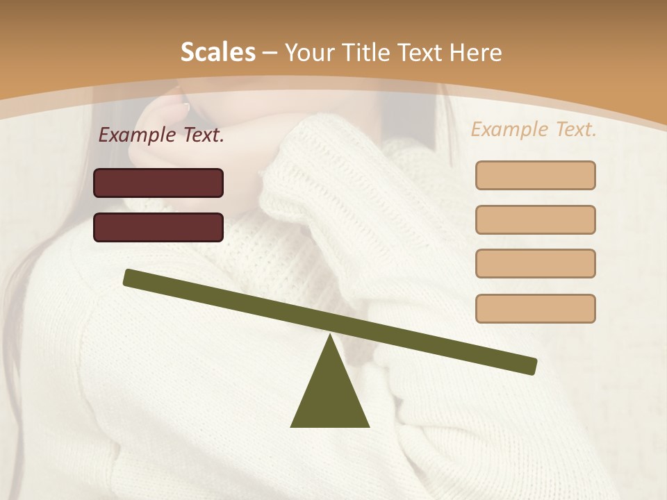 Pensive Feeling Sadness PowerPoint Template