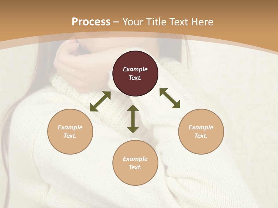 Pensive Feeling Sadness PowerPoint Template
