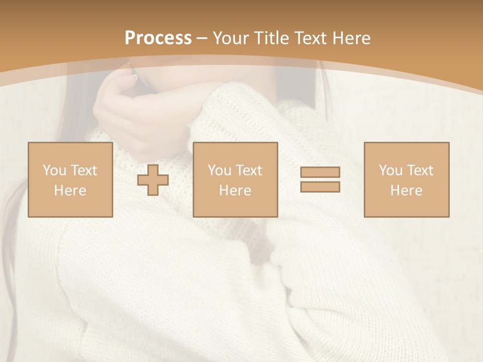 Pensive Feeling Sadness PowerPoint Template