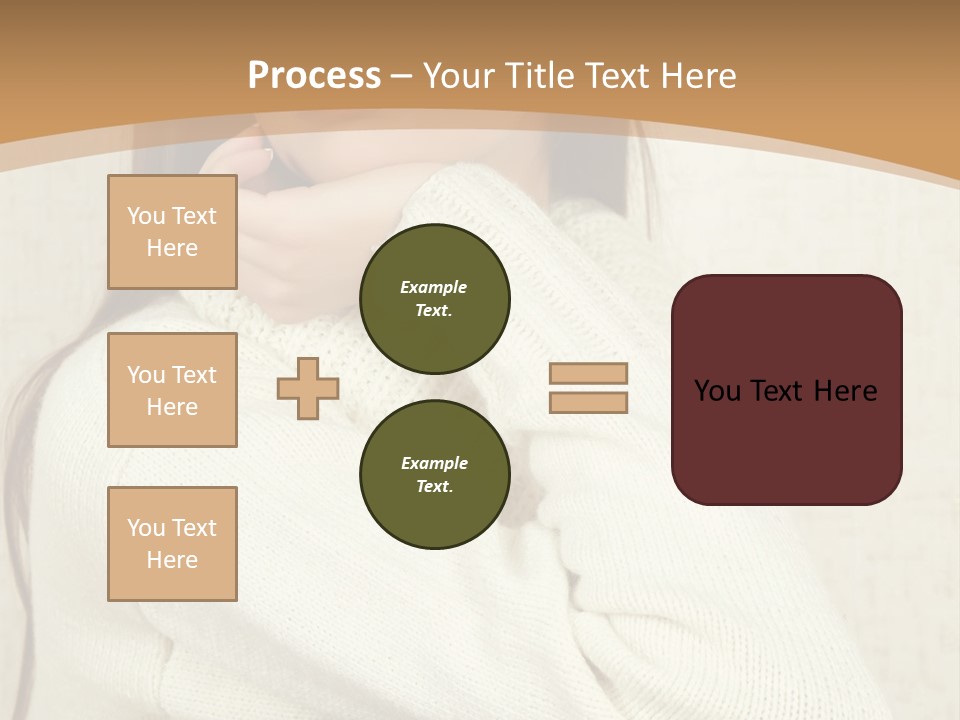 Pensive Feeling Sadness PowerPoint Template