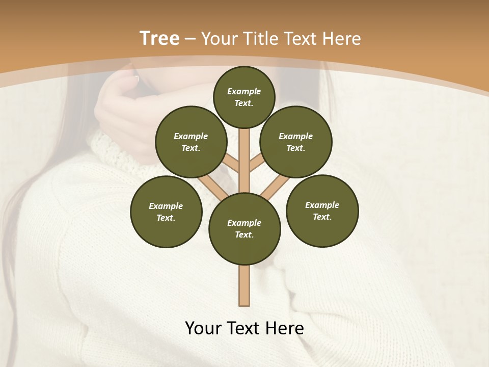 Pensive Feeling Sadness PowerPoint Template