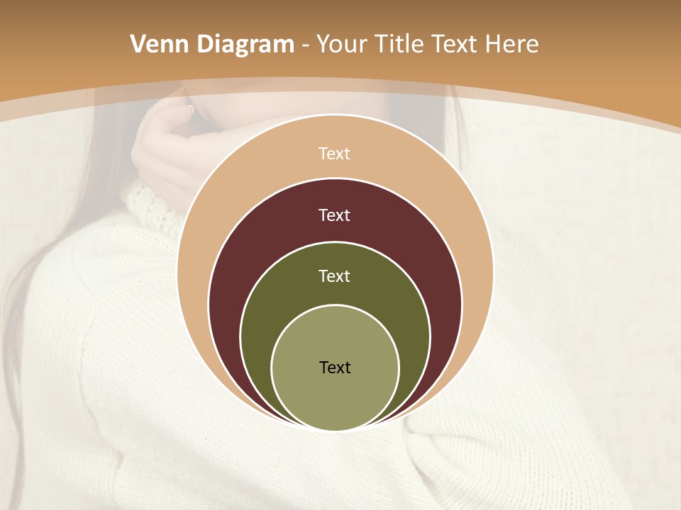 Pensive Feeling Sadness PowerPoint Template