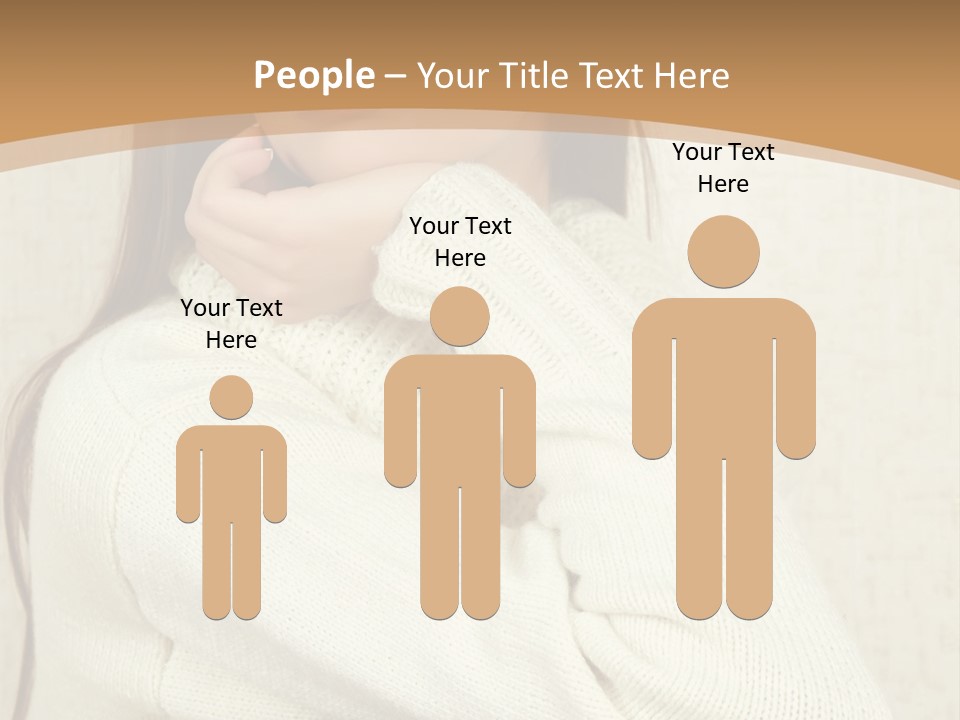 Pensive Feeling Sadness PowerPoint Template