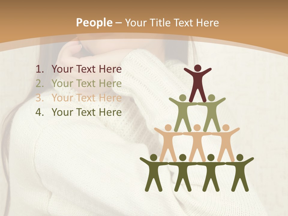 Pensive Feeling Sadness PowerPoint Template