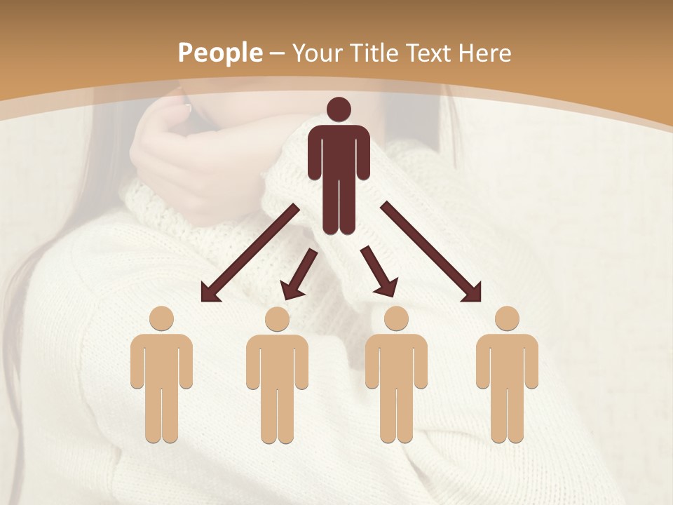 Pensive Feeling Sadness PowerPoint Template