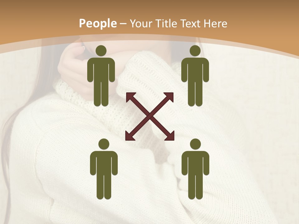 Pensive Feeling Sadness PowerPoint Template