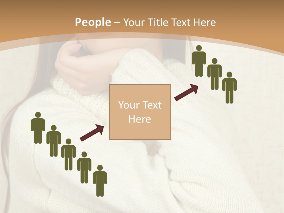 Pensive Feeling Sadness PowerPoint Template