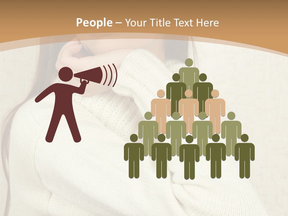 Pensive Feeling Sadness PowerPoint Template