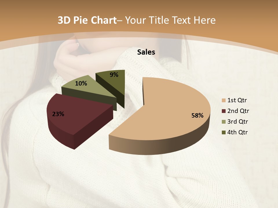 Pensive Feeling Sadness PowerPoint Template