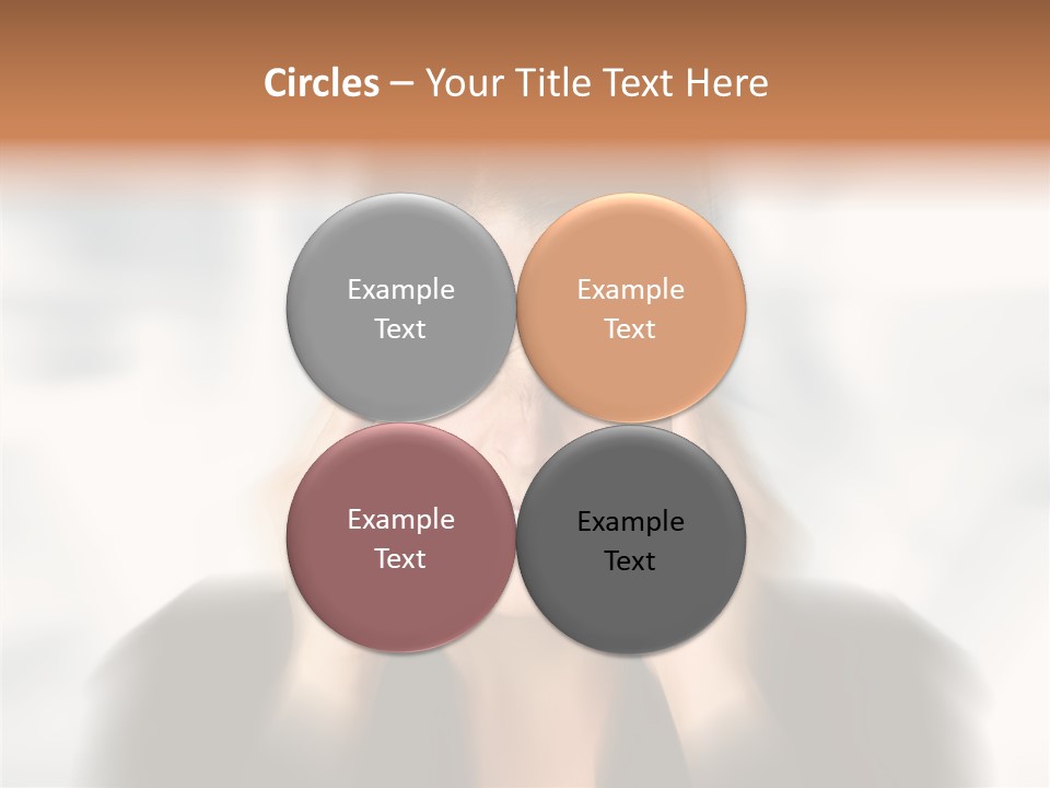 Headache Trouble Brunette PowerPoint Template