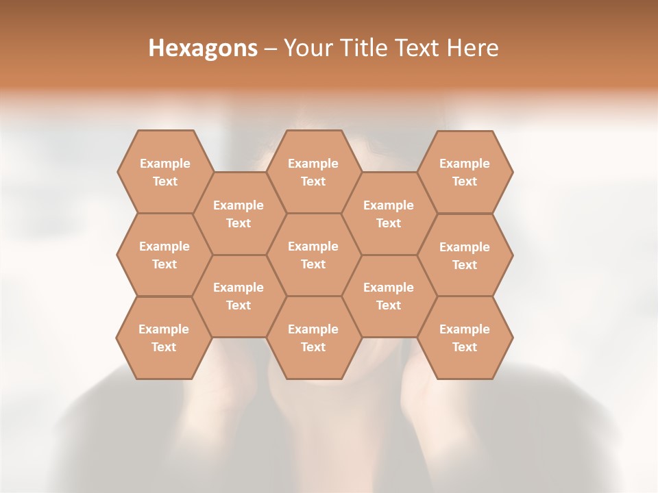 Headache Trouble Brunette PowerPoint Template