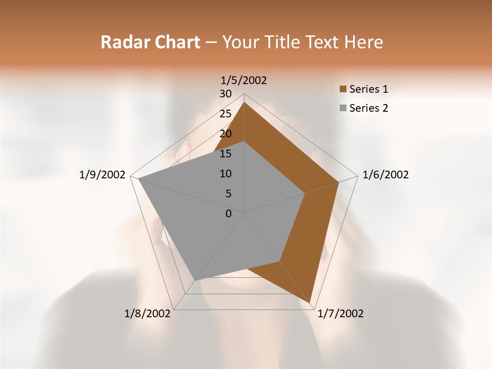 Headache Trouble Brunette PowerPoint Template