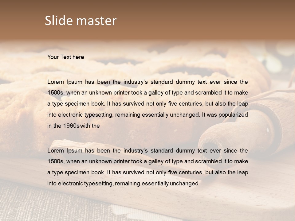 Brunch Butter Short PowerPoint Template