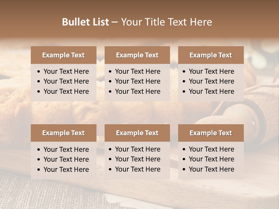 Brunch Butter Short PowerPoint Template