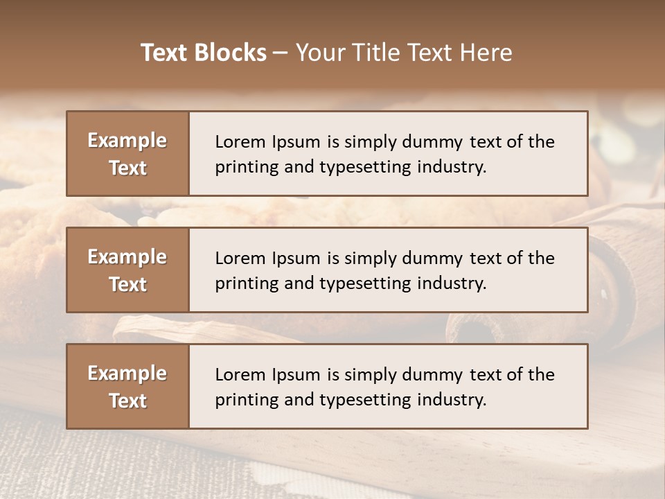 Brunch Butter Short PowerPoint Template