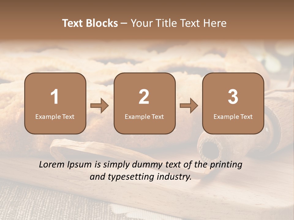 Brunch Butter Short PowerPoint Template