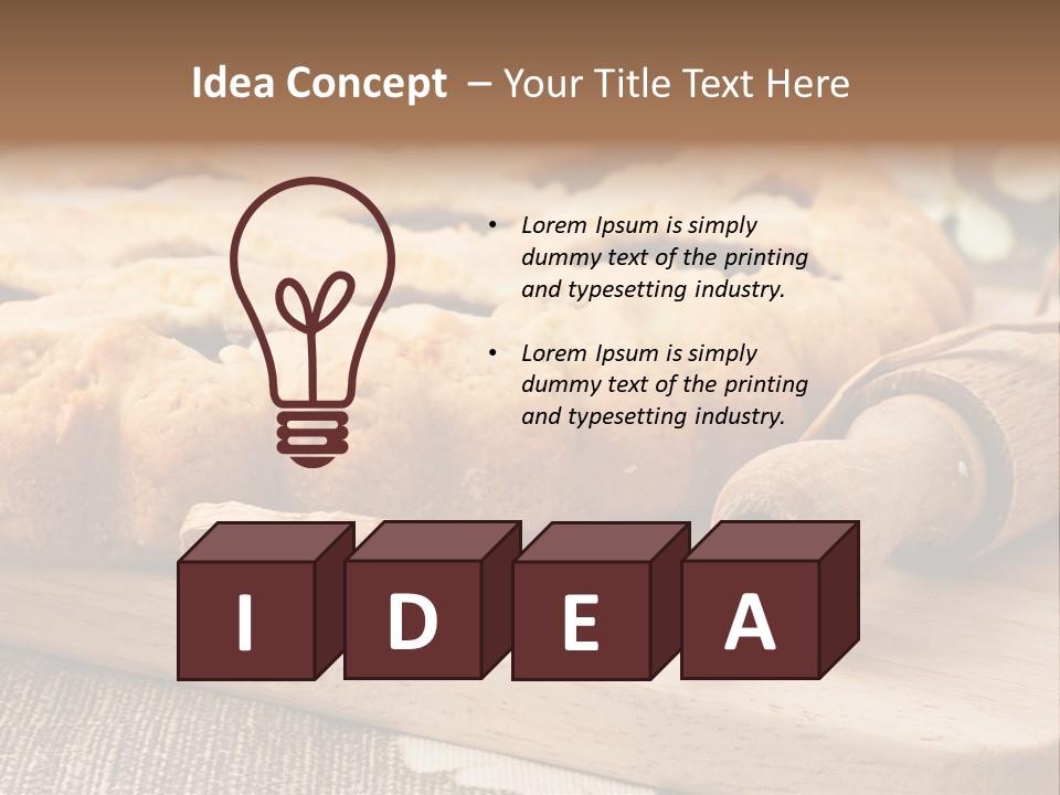 Brunch Butter Short PowerPoint Template