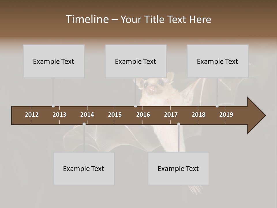 Bat Tropical Mammal PowerPoint Template