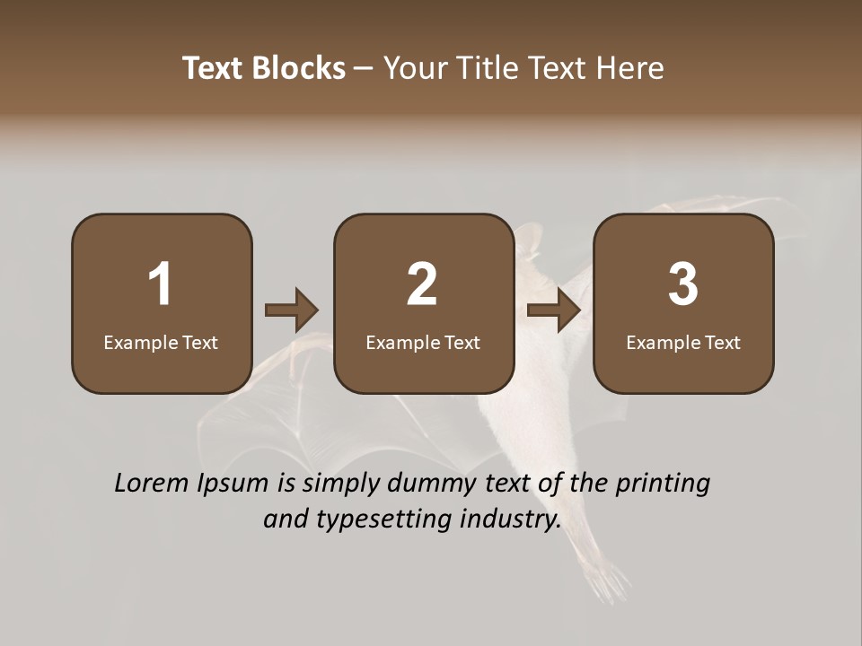 Bat Tropical Mammal PowerPoint Template