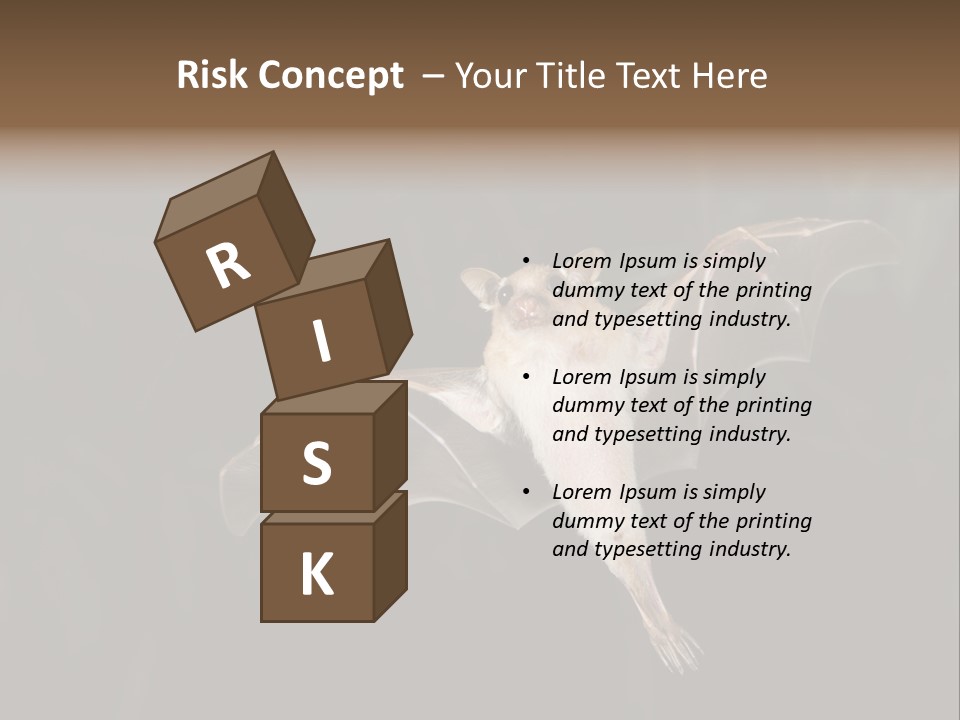 Bat Tropical Mammal PowerPoint Template