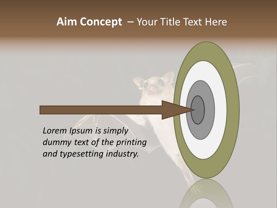 Bat Tropical Mammal PowerPoint Template