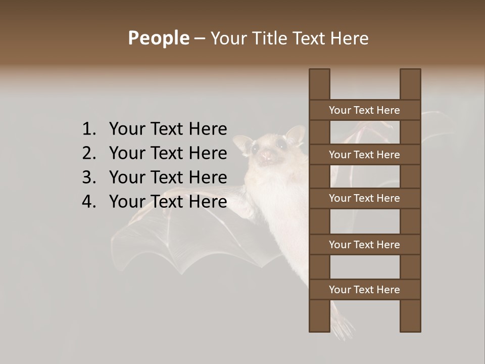 Bat Tropical Mammal PowerPoint Template
