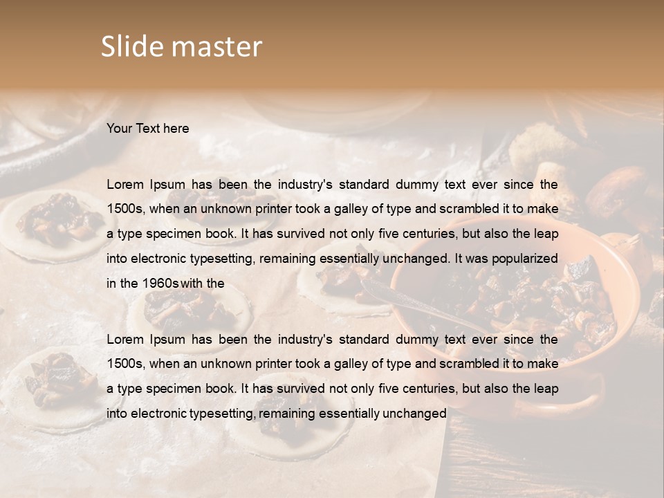 Food And Drink Dinner Russian Food PowerPoint Template