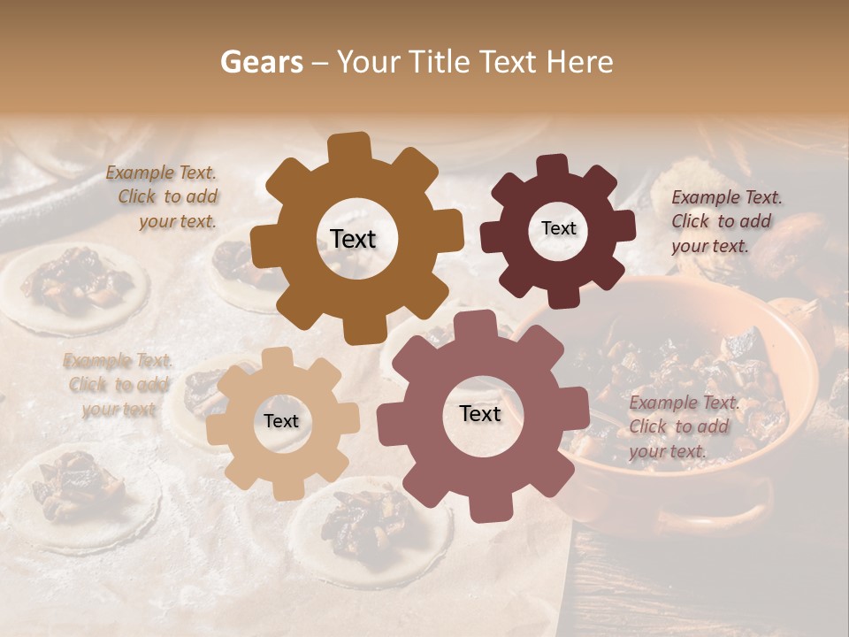 Food And Drink Dinner Russian Food PowerPoint Template