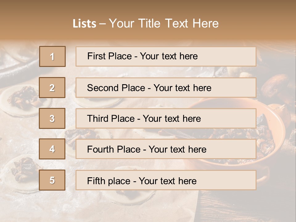 Food And Drink Dinner Russian Food PowerPoint Template