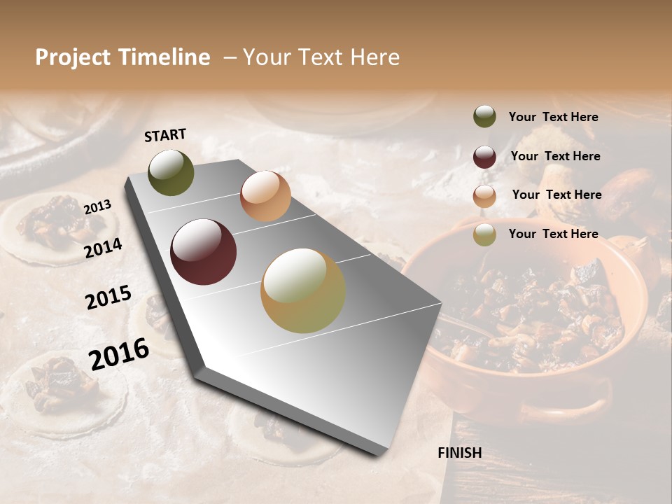 Food And Drink Dinner Russian Food PowerPoint Template
