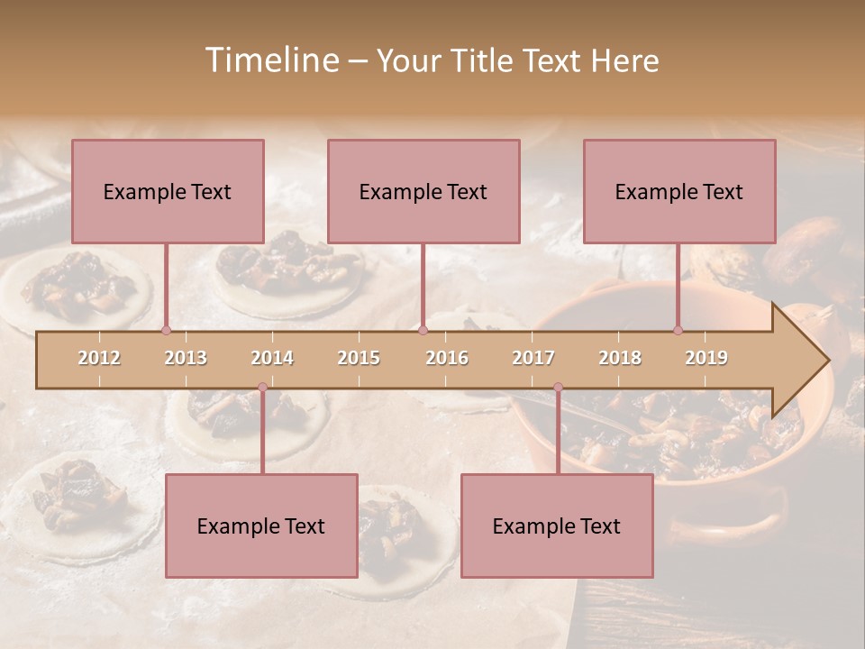 Food And Drink Dinner Russian Food PowerPoint Template