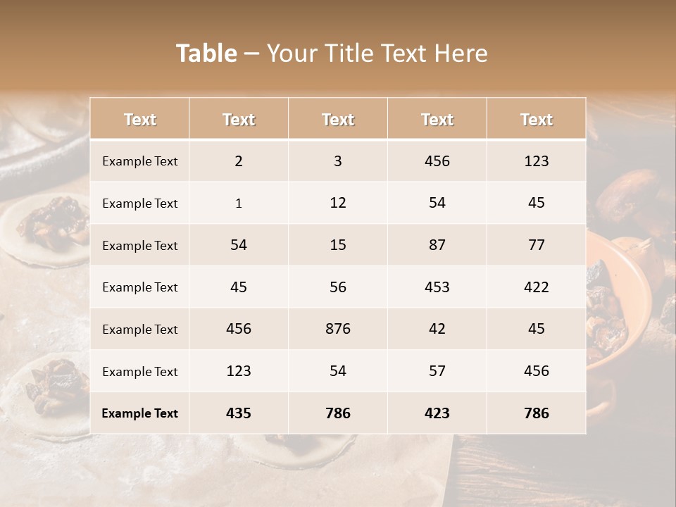 Food And Drink Dinner Russian Food PowerPoint Template