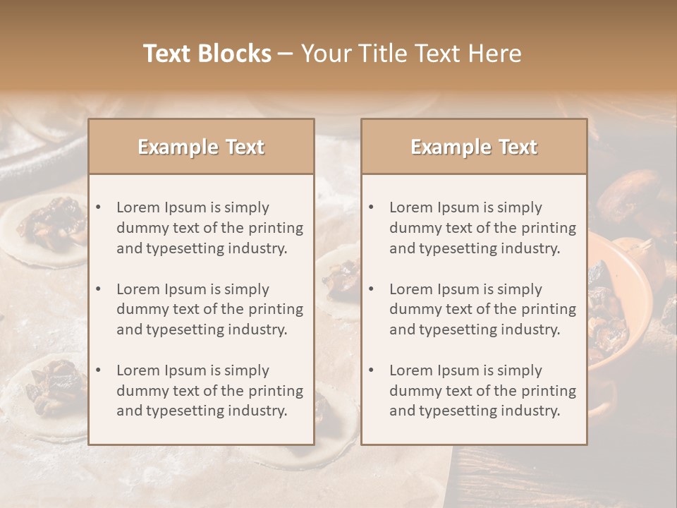 Food And Drink Dinner Russian Food PowerPoint Template
