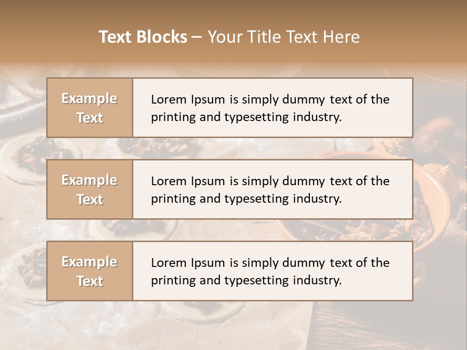 Food And Drink Dinner Russian Food PowerPoint Template