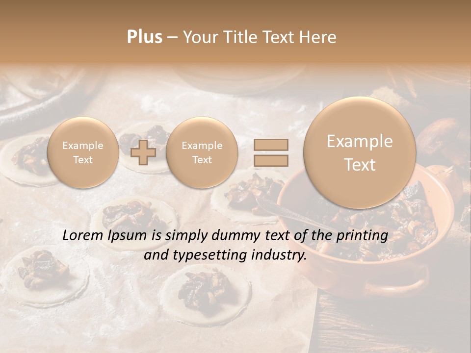 Food And Drink Dinner Russian Food PowerPoint Template