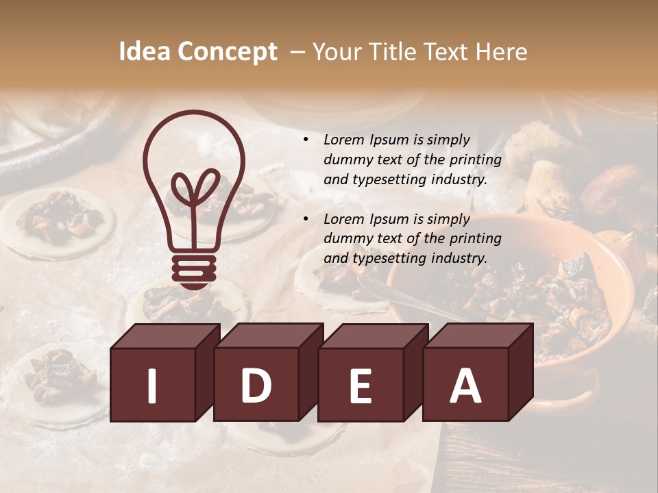 Food And Drink Dinner Russian Food PowerPoint Template