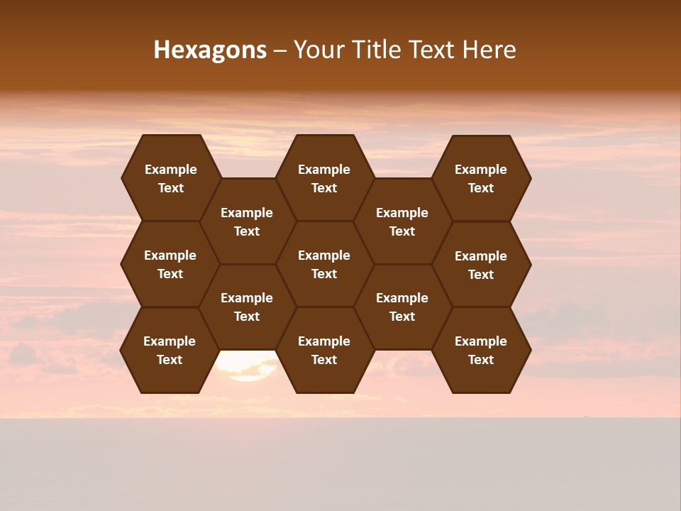 Cloud Summer Sunset PowerPoint Template