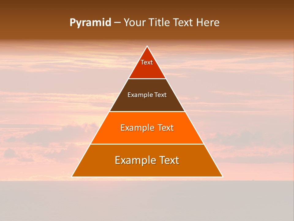 Cloud Summer Sunset PowerPoint Template