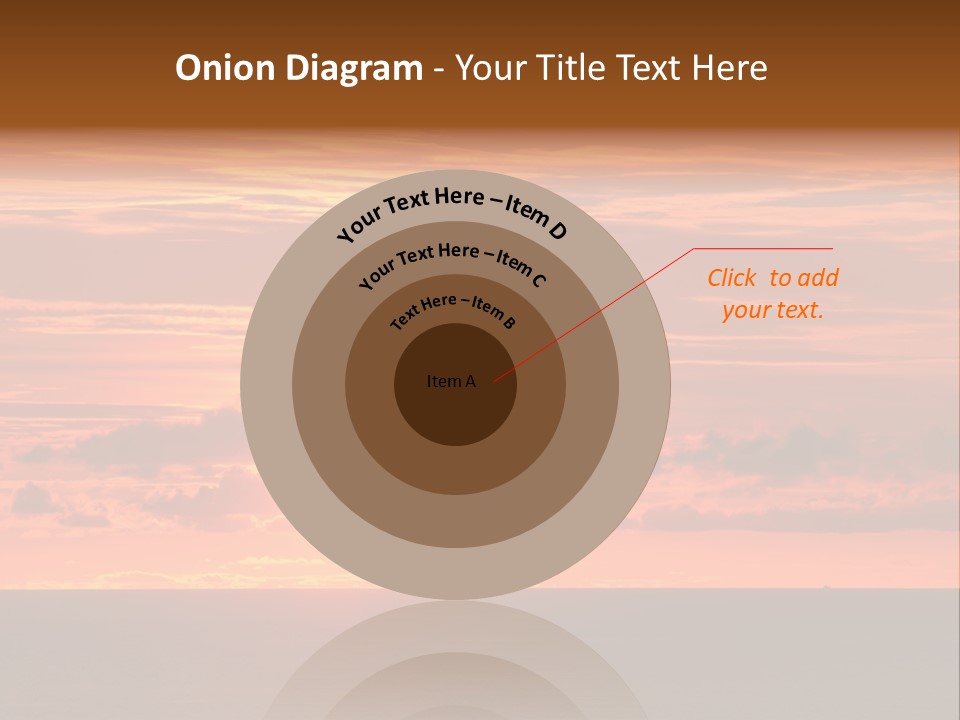 Cloud Summer Sunset PowerPoint Template