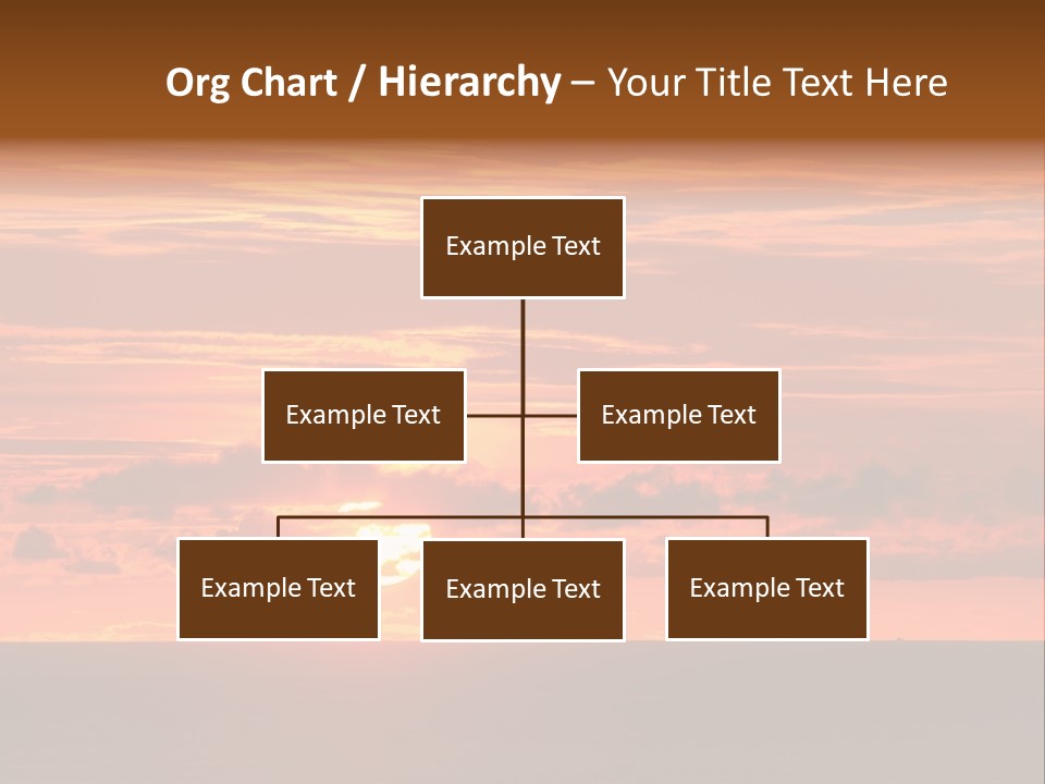 Cloud Summer Sunset PowerPoint Template