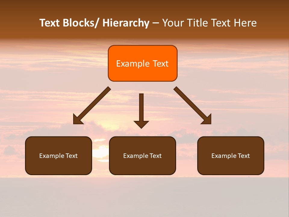 Cloud Summer Sunset PowerPoint Template