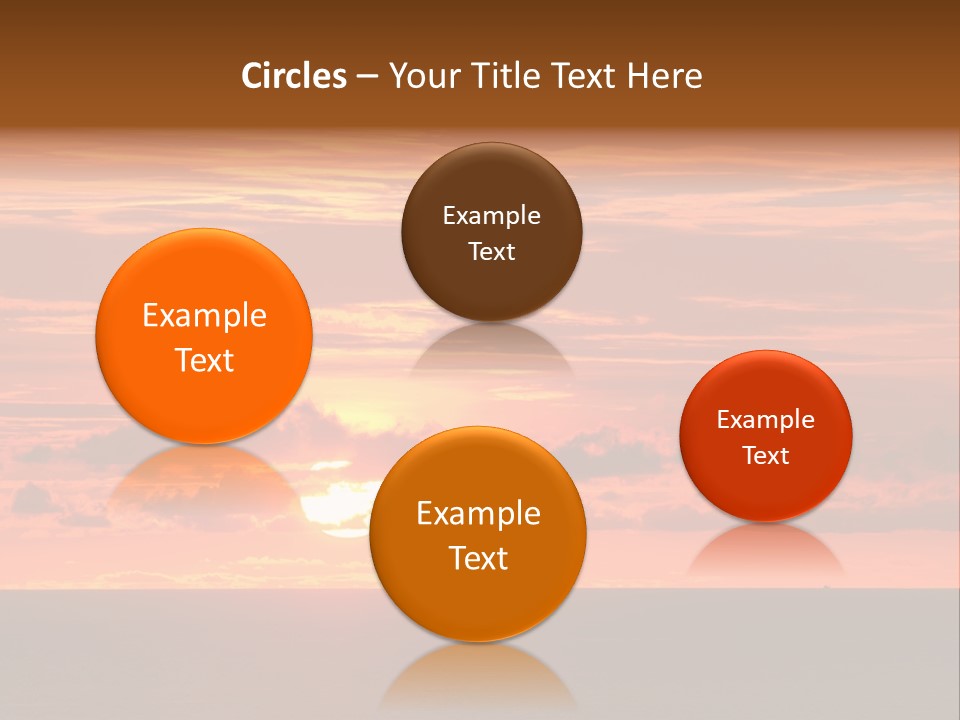 Cloud Summer Sunset PowerPoint Template