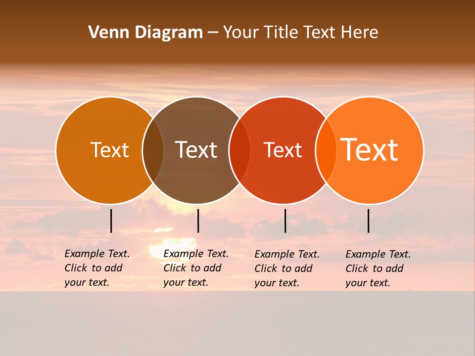 Cloud Summer Sunset PowerPoint Template